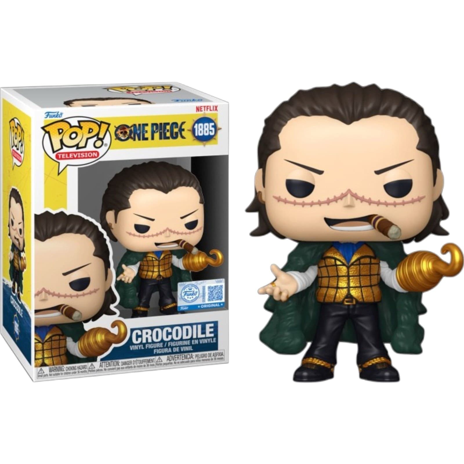 FUNKO POP Television: One Piece - Crocodile (Exclusive) 9cm