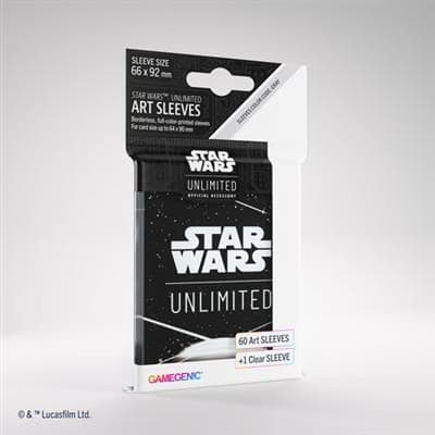STAR WARS UNLIMITED - ART SLEEVES CARD BACK WHITE