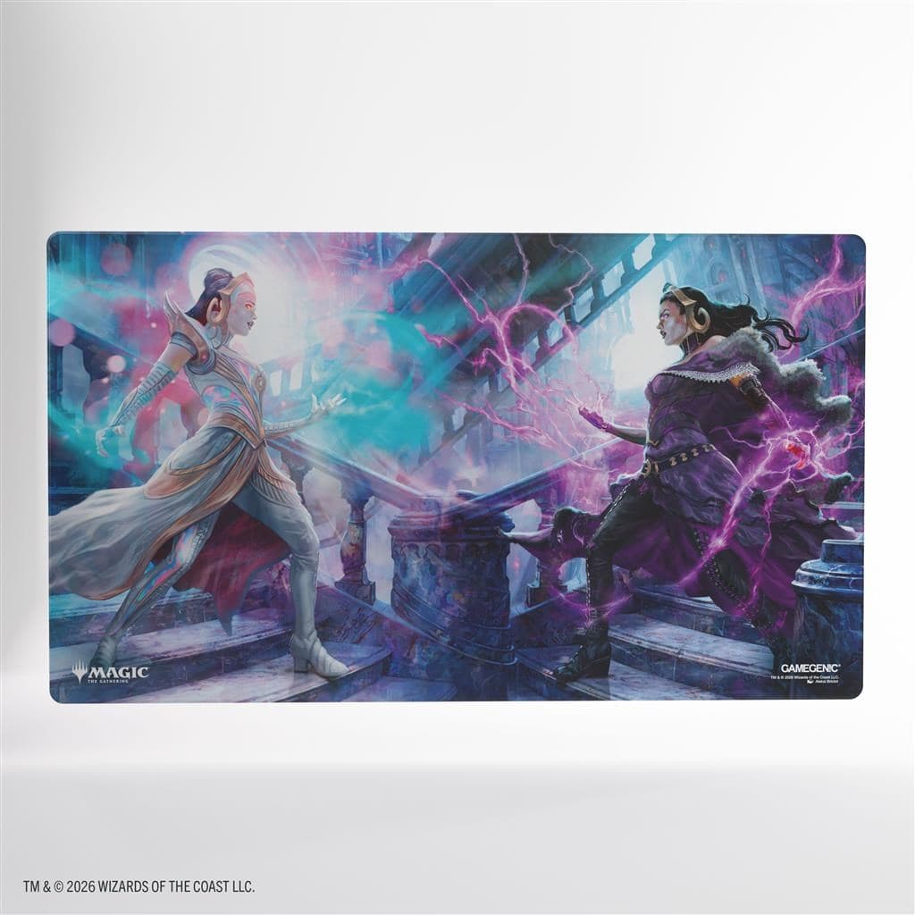 GAMEGENIC Magic: The Gathering - Reality Fracture - Shiny Playmat - Liliana,Dev Healer/Lili, Call