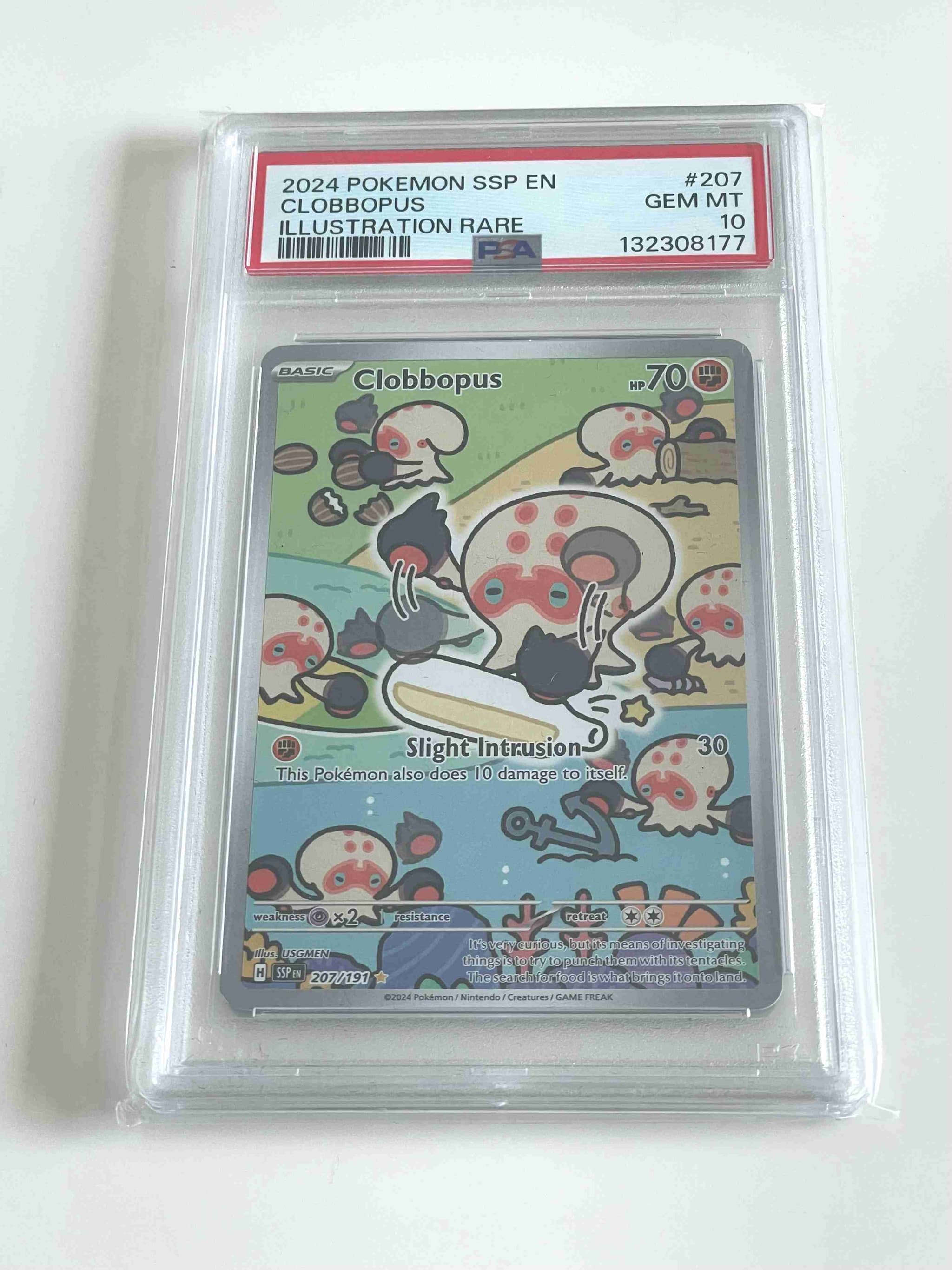 Clobbopus Surging Sparks 207/191 PSA 10