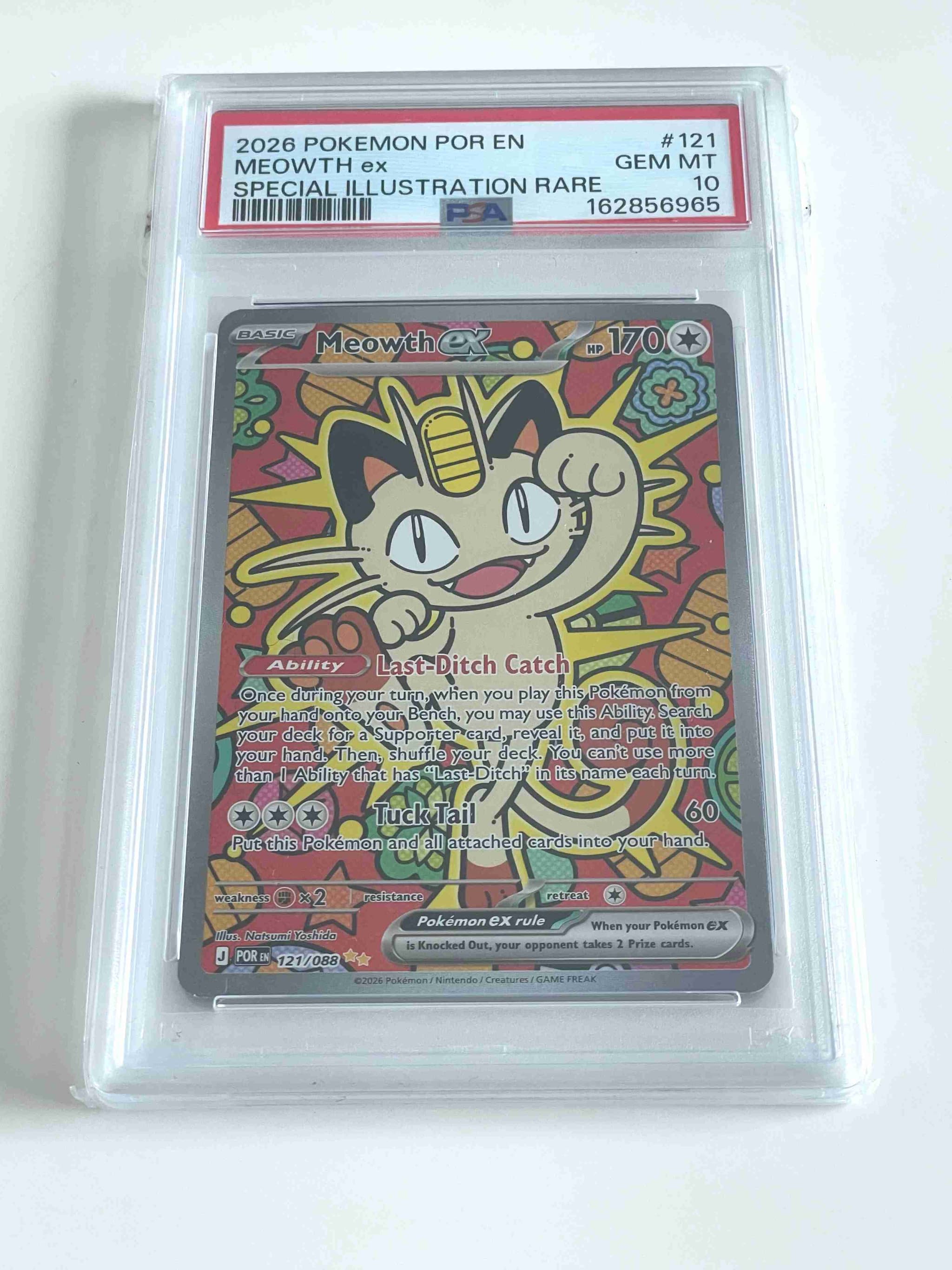 Meowth ex Perfect Order 121/088 PSA 10