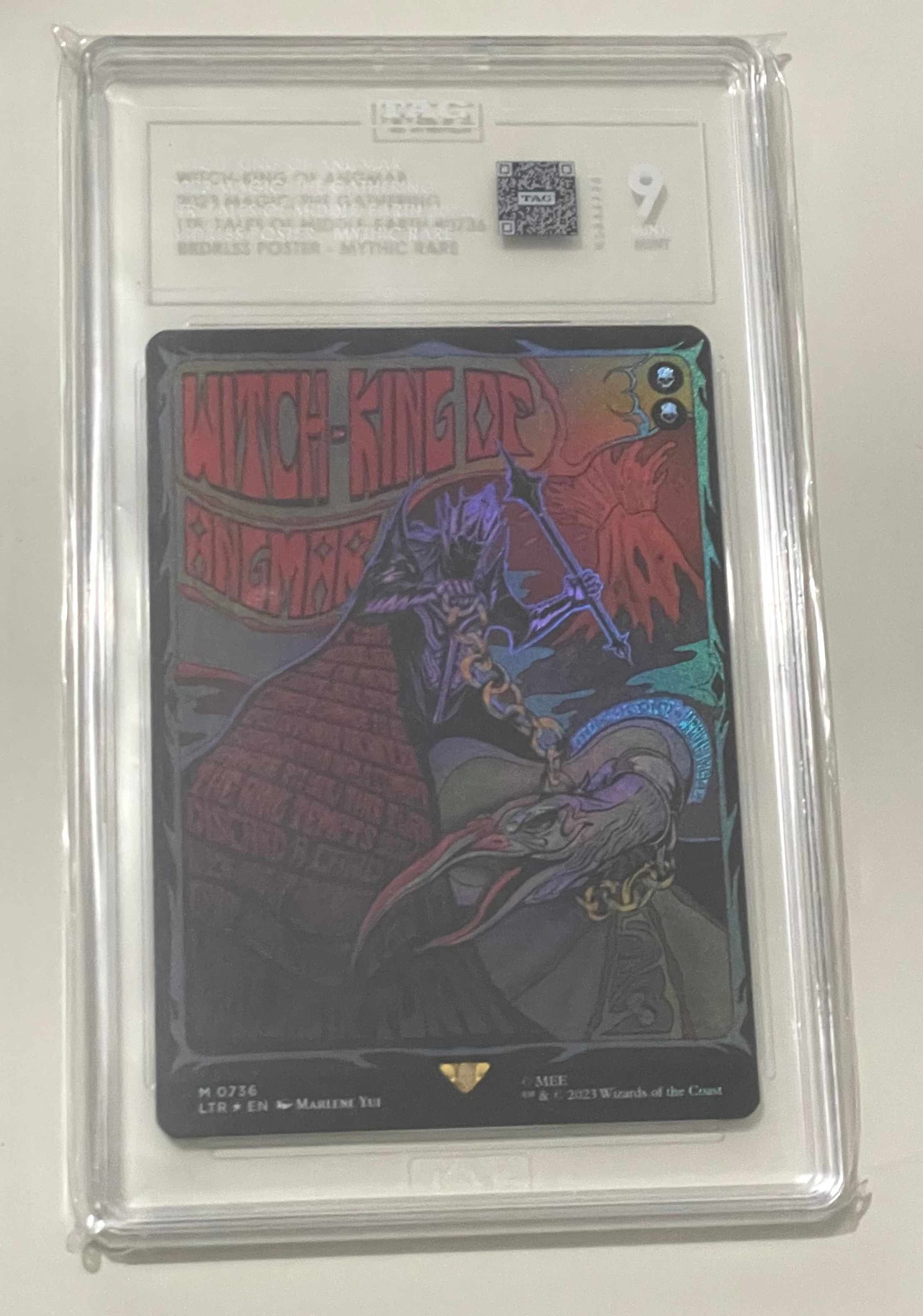 Witch-King of Angmar FOIL Poster TAG 9