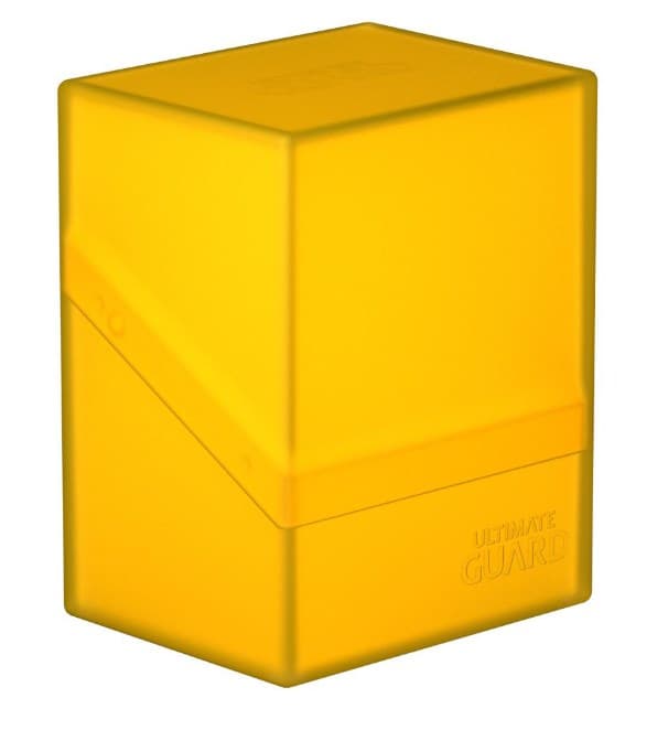 ULTIMATE GUARD Boulder Deck Case 80+ Standard Size Amber