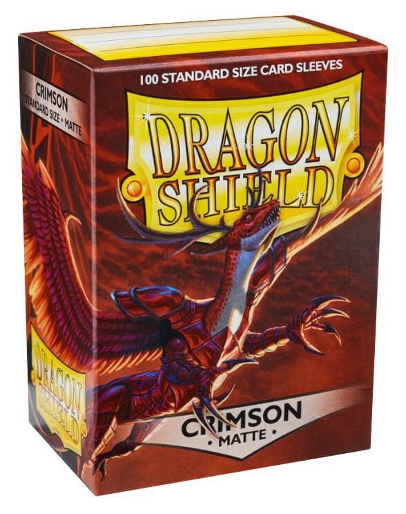 Dragon Shield Matte Sleeves - Crimson (100-Pack)