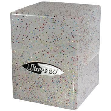 Satin Cube - Glitter Clear
