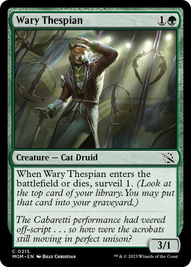 Wary Thespian