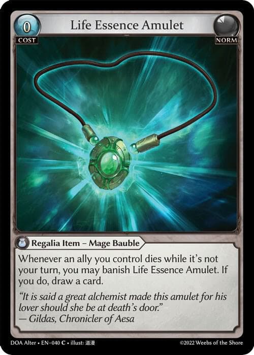 Life Essence Amulet