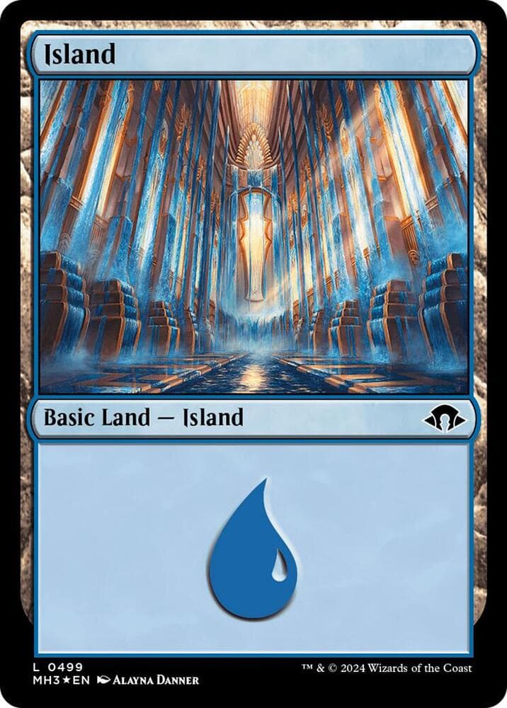 Island (0499) (Ripple Foil)