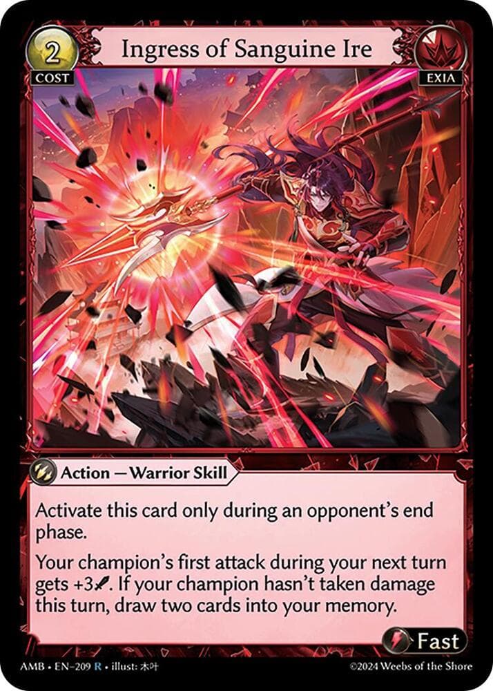 Ingress of Sanguine Ire