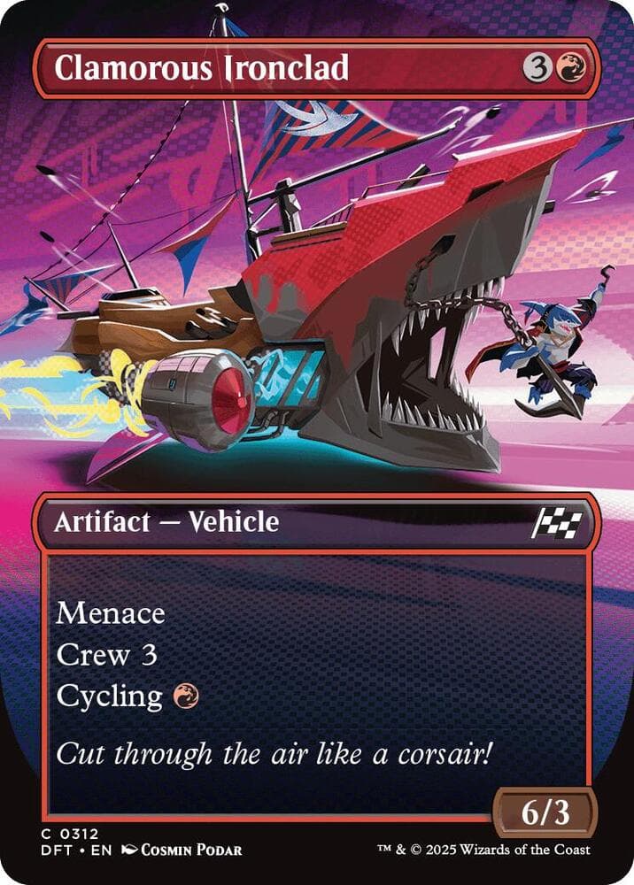 Clamorous Ironclad (Borderless)
