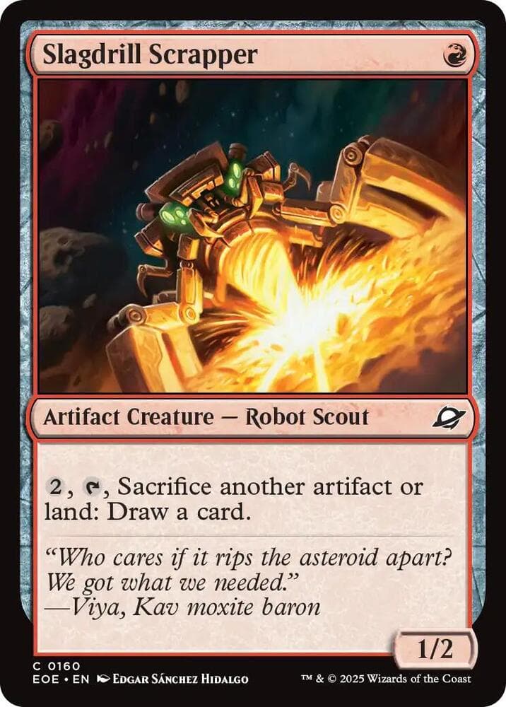 Slagdrill Scrapper