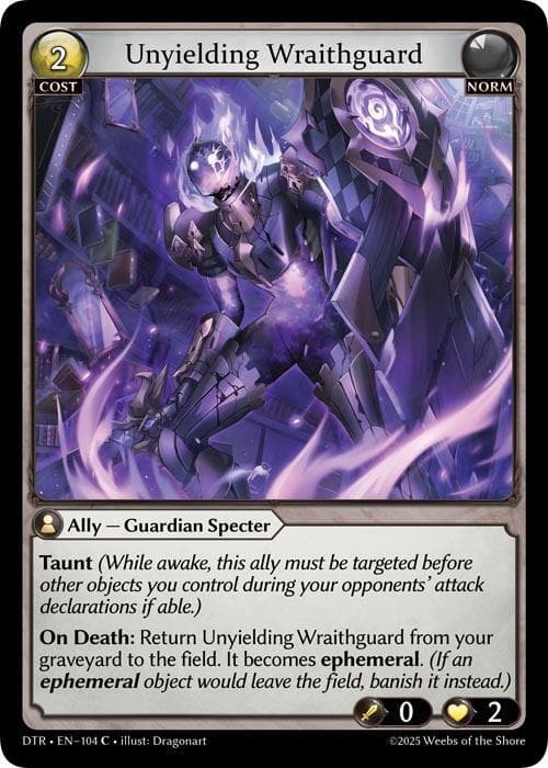 Unyielding Wraithguard
