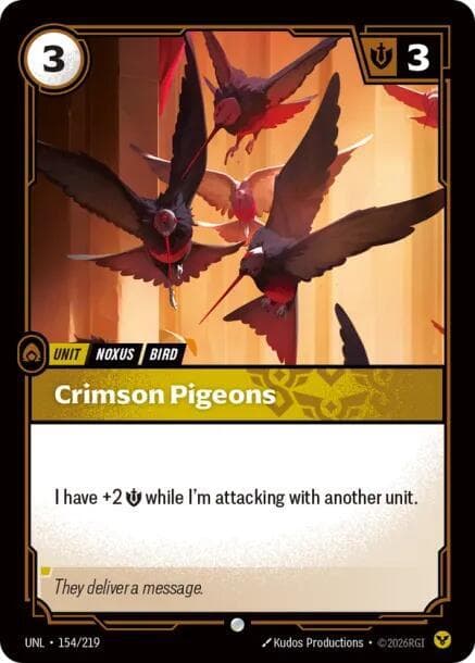 Crimson Pigeons