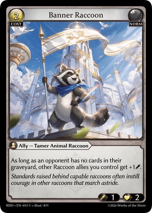 Banner Raccoon