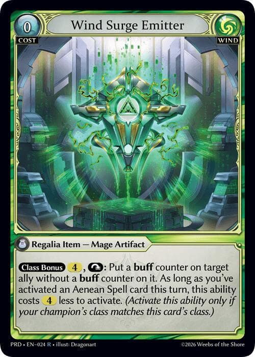 Wind Surge Emitter