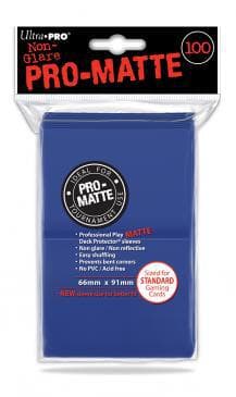 Pro-Matte Standard Deck Protectors - Blue (100-Pack)