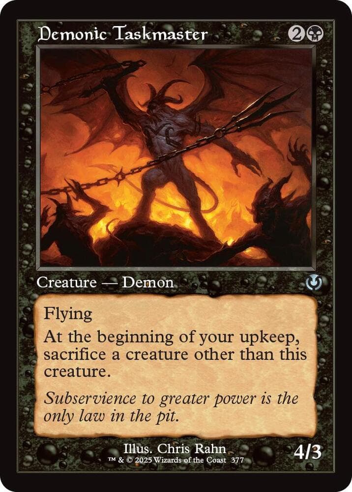 Demonic Taskmaster (Retro Frame)