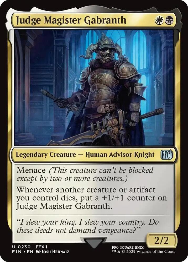 Judge Magister Gabranth