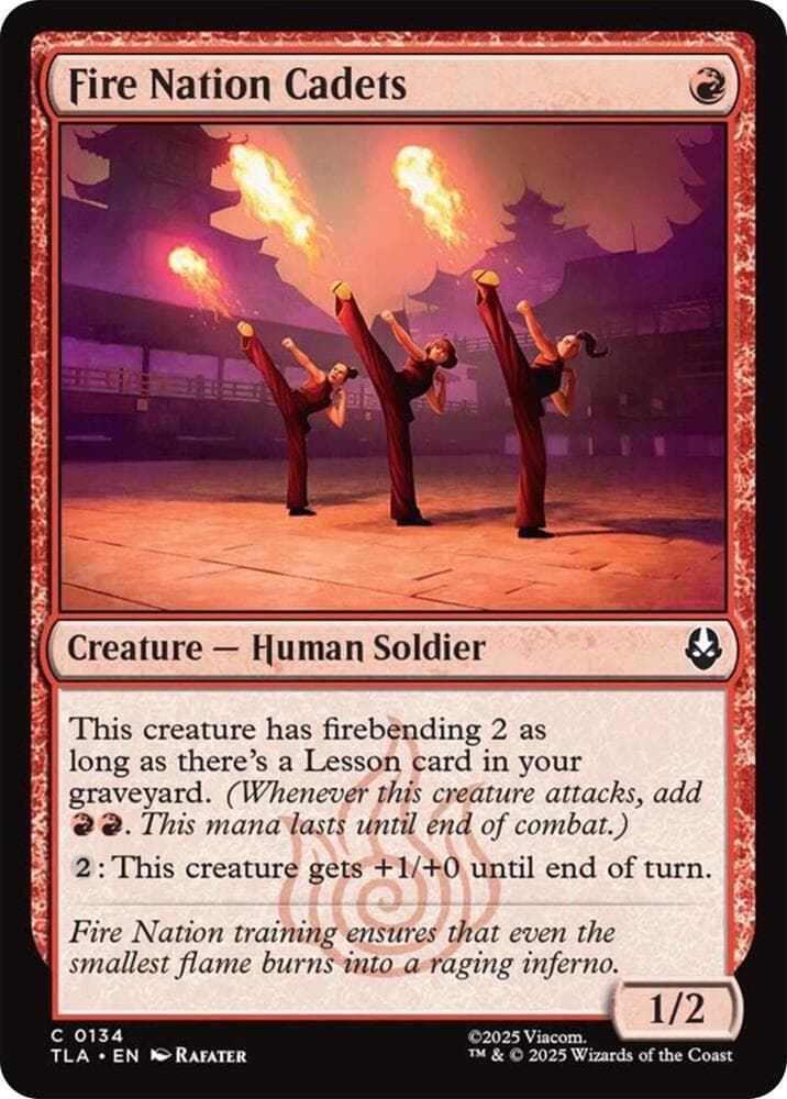 Fire Nation Cadets