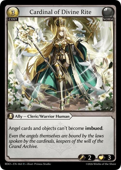 Cardinal of Divine Rite