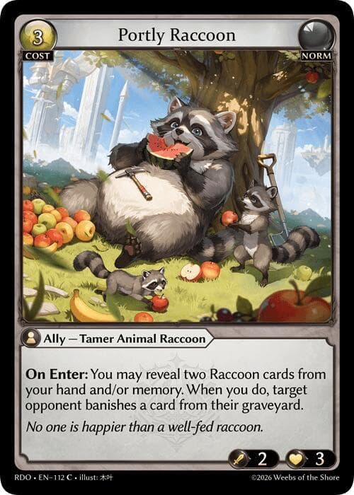 Portly Raccoon