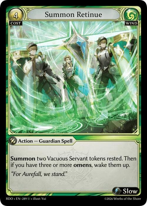 Summon Retinue